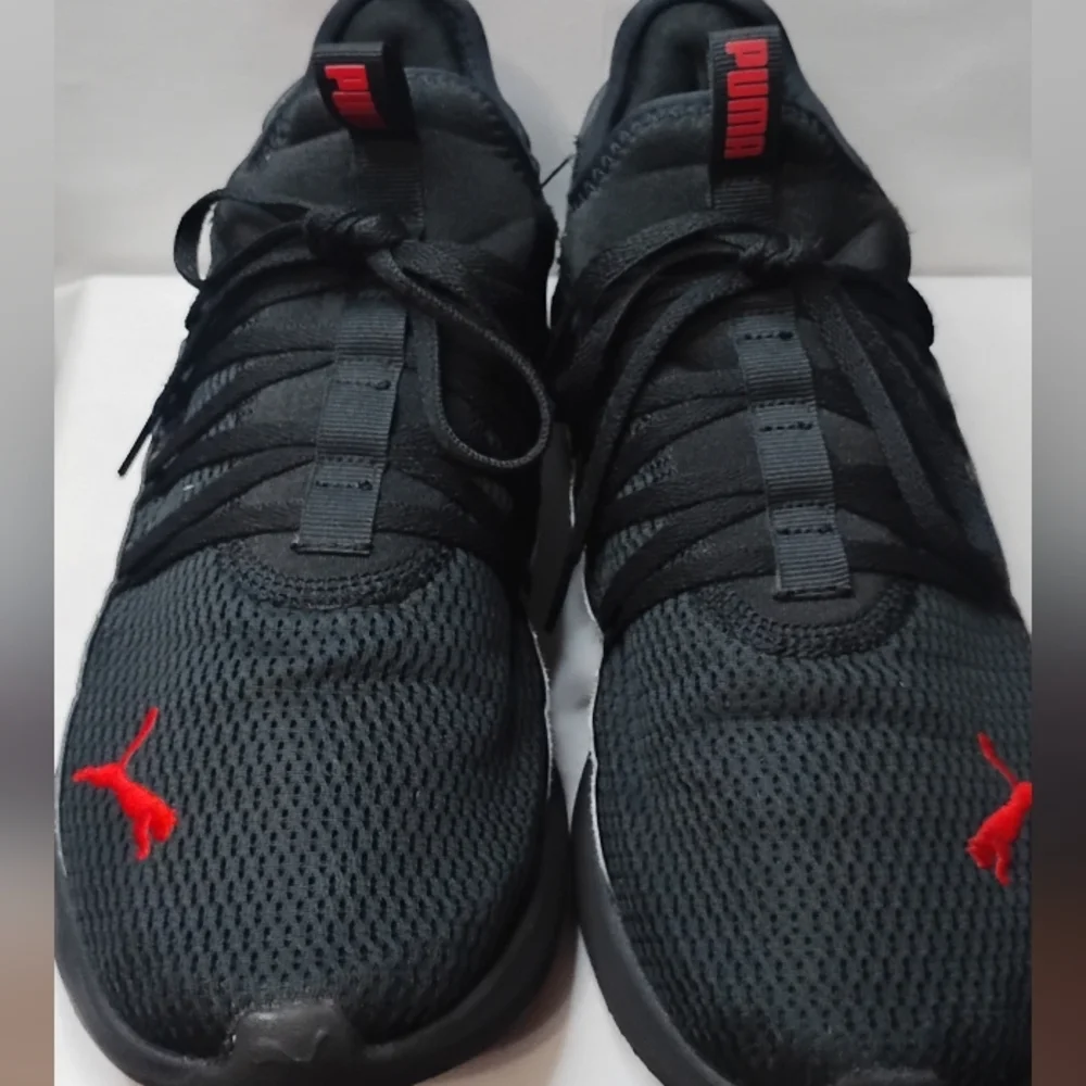 Puma Softride Carson Fresh Black Red Men Road Running Jogging Shoes 310155-04 - Picture 5 of 14